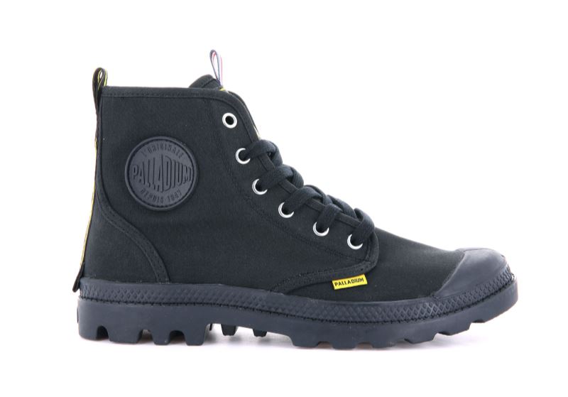 Palladium Pampa Hi Dare 75th Vandrestøvler Dame Sort Sort | DK-176563