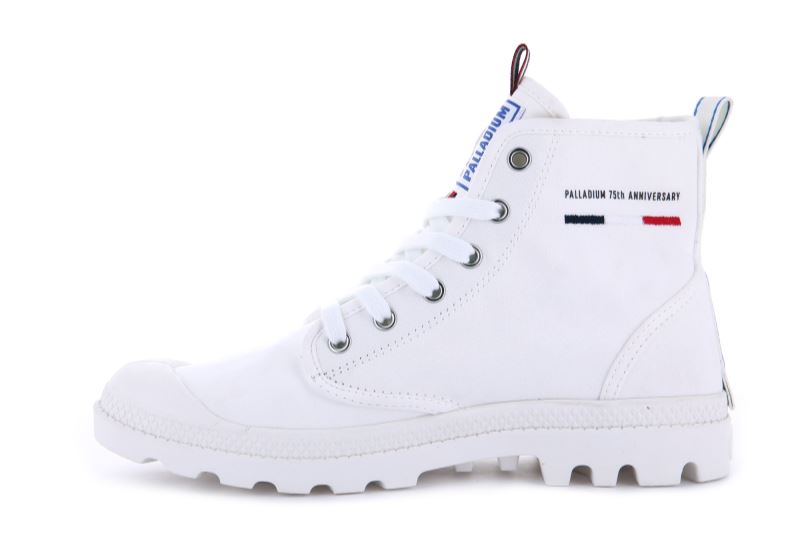 Palladium Pampa Hi Dare 75th Vandrestøvler Dame Hvide | DK-787815