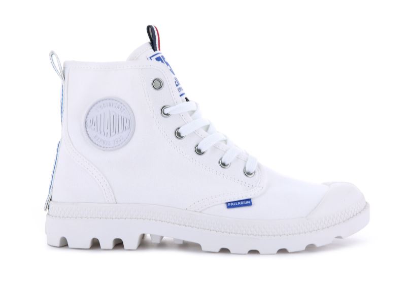 Palladium Pampa Hi Dare 75th Vandrestøvler Dame Hvide | DK-787815