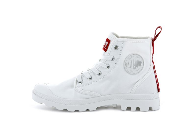 Palladium Pampa Hi Dare Vandrestøvler Dame Hvide | DK-449416