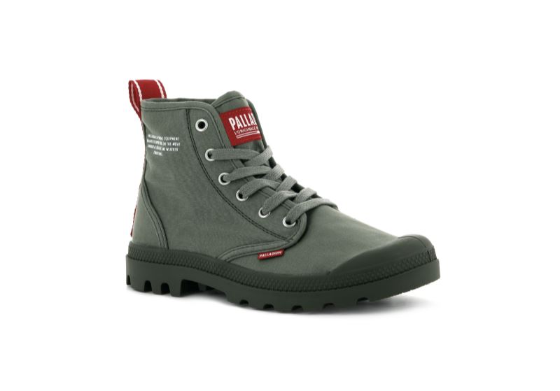 Palladium Pampa Hi Dare Vandrestøvler Dame Mørkeolivengrøn | DK-703399