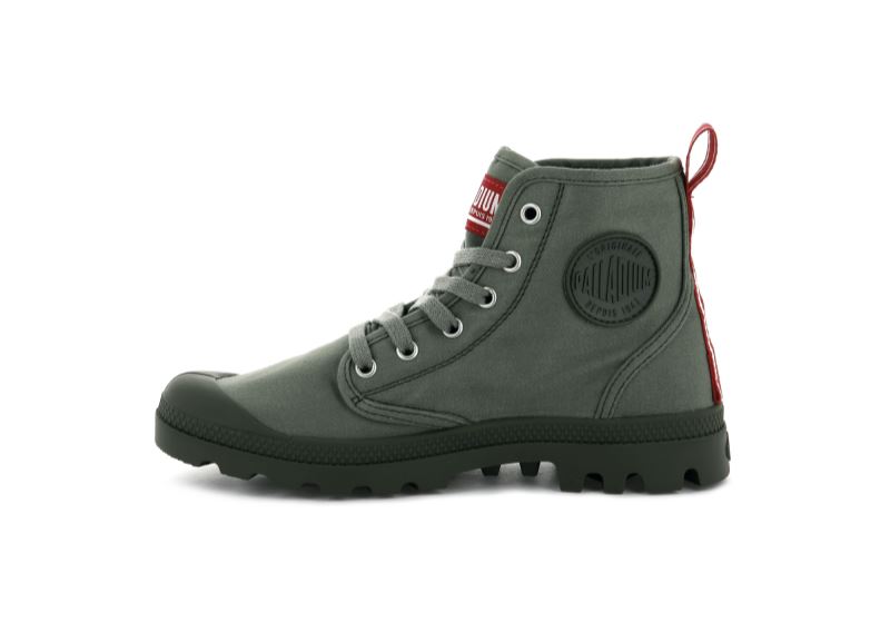 Palladium Pampa Hi Dare Vandrestøvler Dame Mørkeolivengrøn | DK-703399