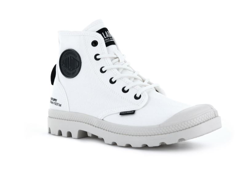 Palladium Pampa Hi Htg Supply Vandrestøvler Dame Hvide | DK-461539