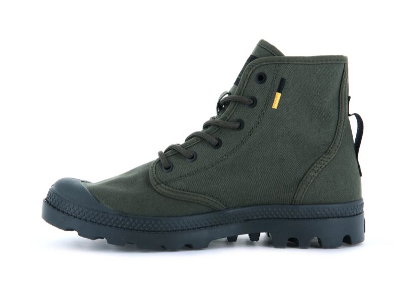 Palladium Pampa Hi Htg Supply Vandrestøvler Dame Mørkeolivengrøn | DK-574458