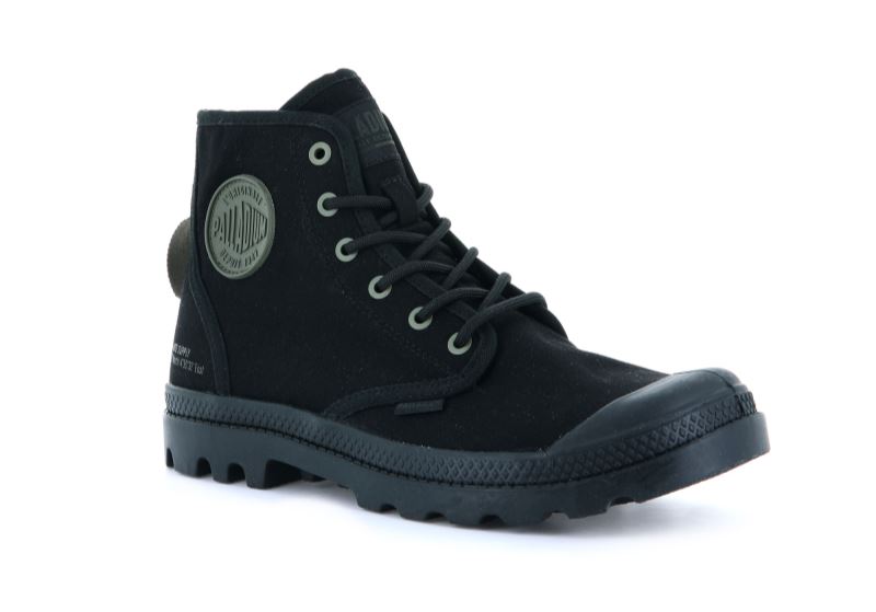 Palladium Pampa Hi Htg Supply Vandrestøvler Dame Sort Sort | DK-583584