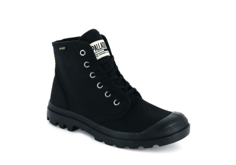 Palladium Pampa Hi Originale Vandrestøvler Dame Sort Sort | DK-329958