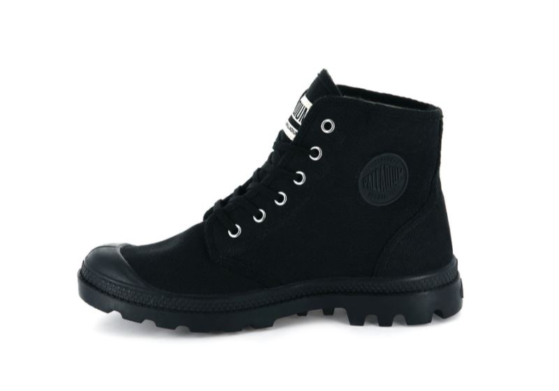 Palladium Pampa Hi Originale Vandrestøvler Dame Sort Sort | DK-329958