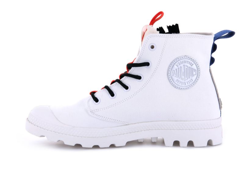 Palladium Pampa Hi Ticket To Earth Støvler Dame Hvide | DK-130265