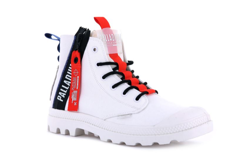 Palladium Pampa Hi Ticket To Earth Støvler Herre Hvide | DK-355860