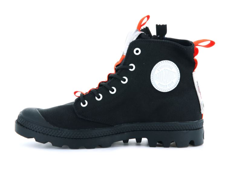 Palladium Pampa Hi Ticket To Earth Støvler Herre Sort Sort | DK-447904