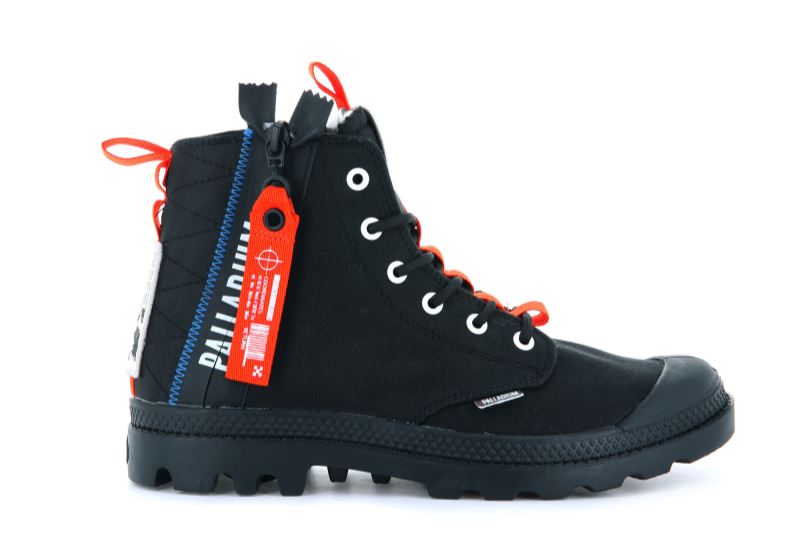 Palladium Pampa Hi Ticket To Earth Støvler Herre Sort Sort | DK-447904