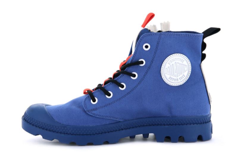 Palladium Pampa Hi Ticket To Earth Støvler Herre Blå | DK-640356