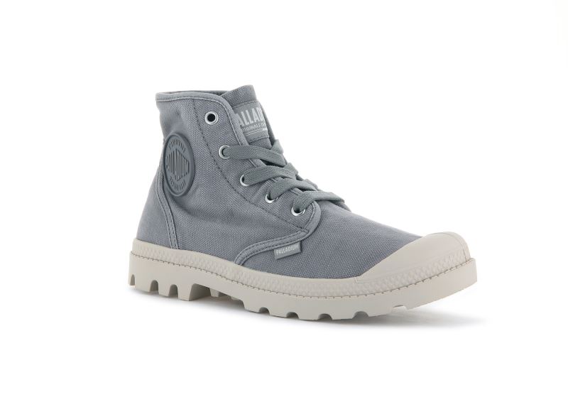 Palladium Pampa Hi Vandrestøvler Dame Grå | DK-620458