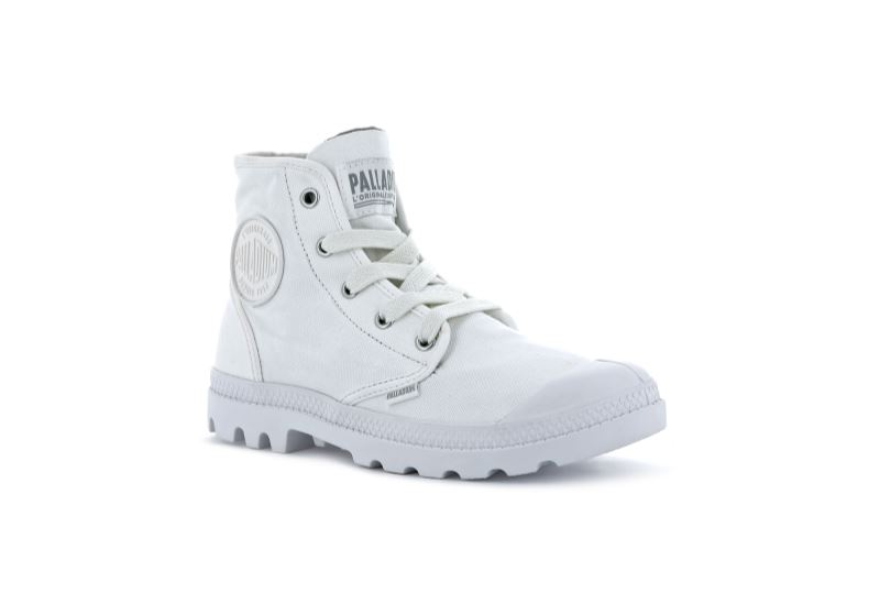 Palladium Pampa Hi Vandrestøvler Dame Hvide | DK-336396