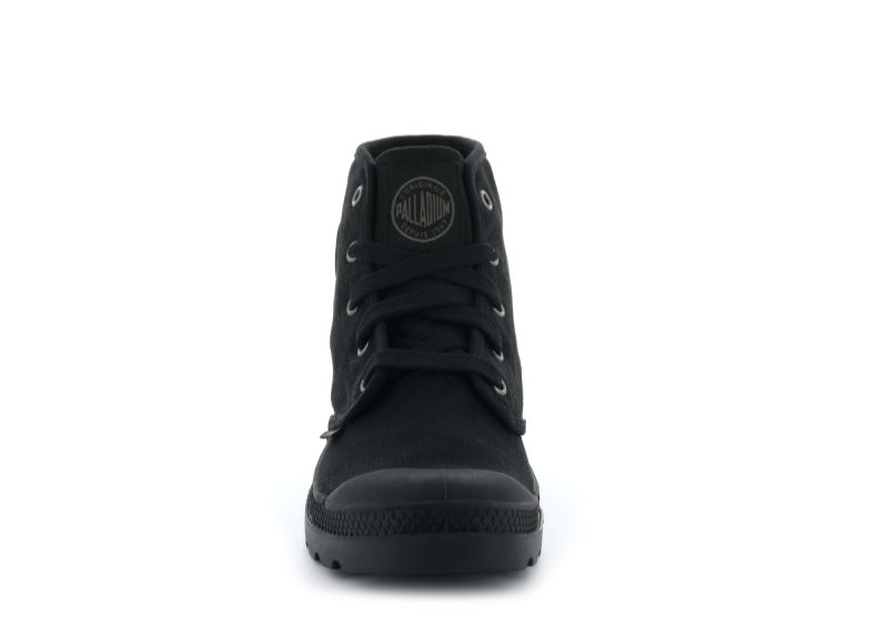 Palladium Pampa Hi Vandrestøvler Dame Sort Sort | DK-367568