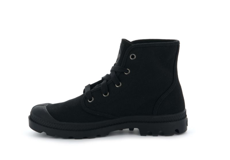 Palladium Pampa Hi Vandrestøvler Dame Sort Sort | DK-367568