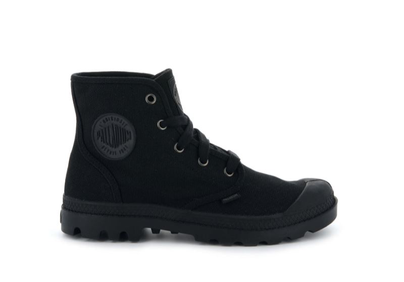 Palladium Pampa Hi Vandrestøvler Dame Sort Sort | DK-367568