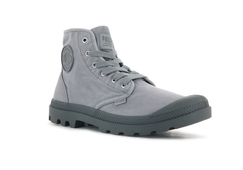 Palladium Pampa Hi Vandrestøvler Herre Grå | DK-568052