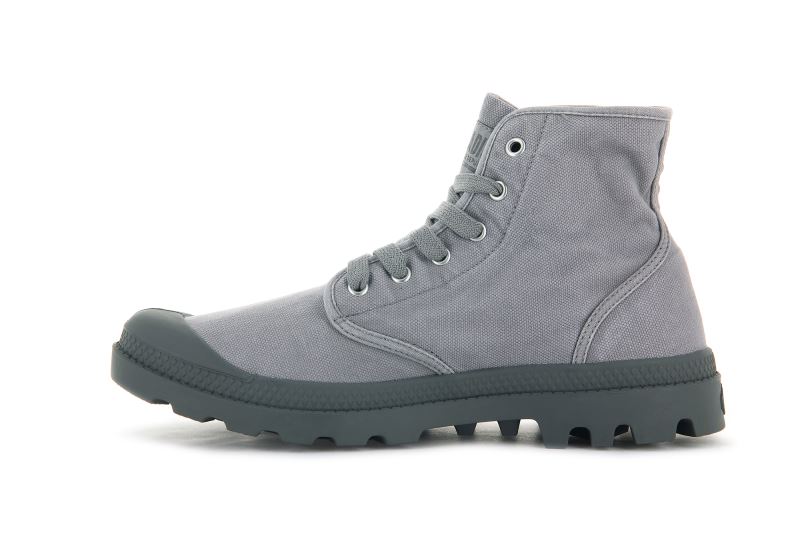 Palladium Pampa Hi Vandrestøvler Herre Grå | DK-568052