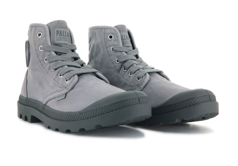 Palladium Pampa Hi Vandrestøvler Herre Grå | DK-568052