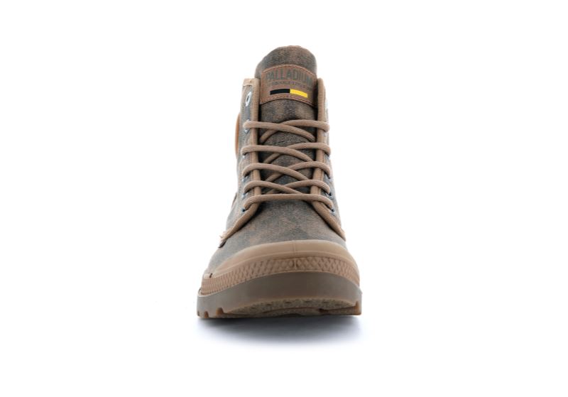 Palladium Pampa Hi Wax Støvler Dame Brune | DK-011614