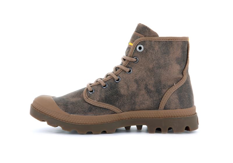 Palladium Pampa Hi Wax Støvler Dame Brune | DK-011614