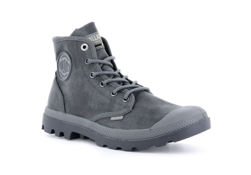 Palladium Pampa Hi Wax Støvler Dame Mørkegrå | DK-373385