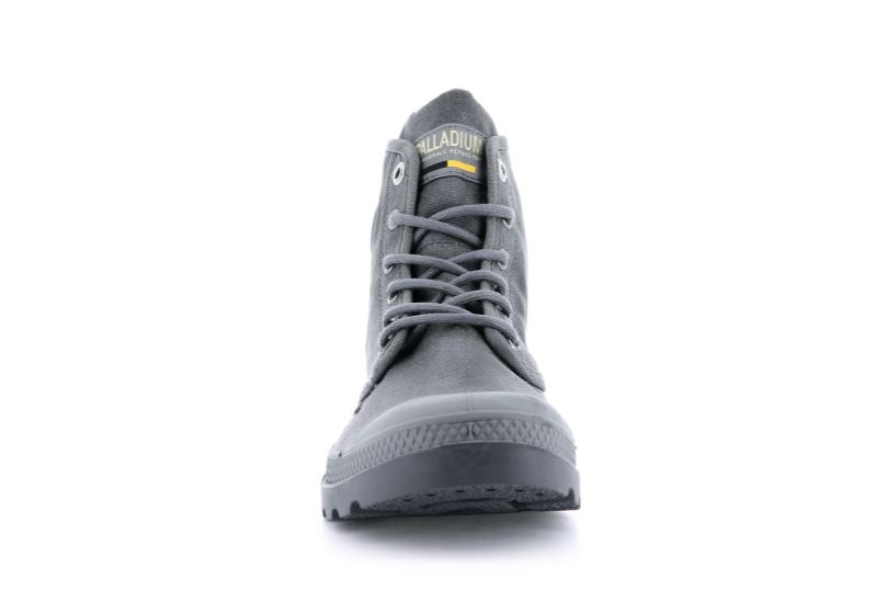 Palladium Pampa Hi Wax Støvler Dame Mørkegrå | DK-373385