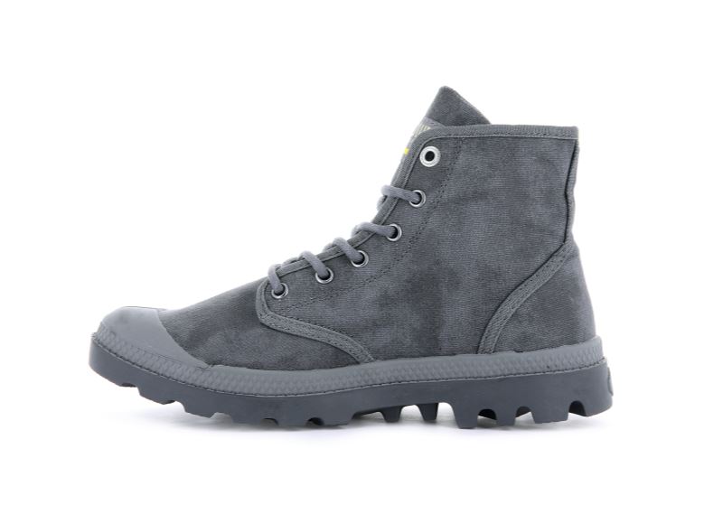 Palladium Pampa Hi Wax Støvler Dame Mørkegrå | DK-373385