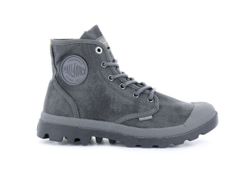 Palladium Pampa Hi Wax Støvler Herre Mørkegrå | DK-598561