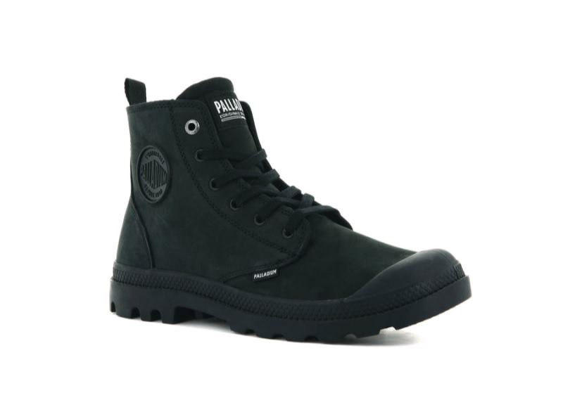 Palladium Pampa Hi Zip Nbk Støvler Herre Sort Sort | DK-673337