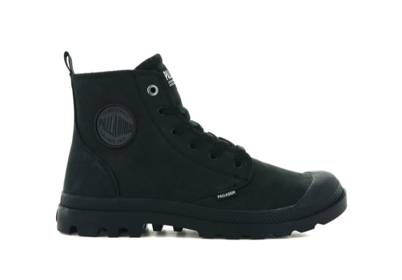 Palladium Pampa Hi Zip Nbk Støvler Herre Sort Sort | DK-673337