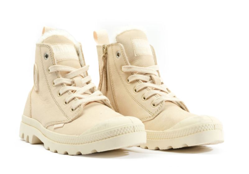 Palladium Pampa Hi Zip Wl Vinterstøvler Dame Brune | DK-164420