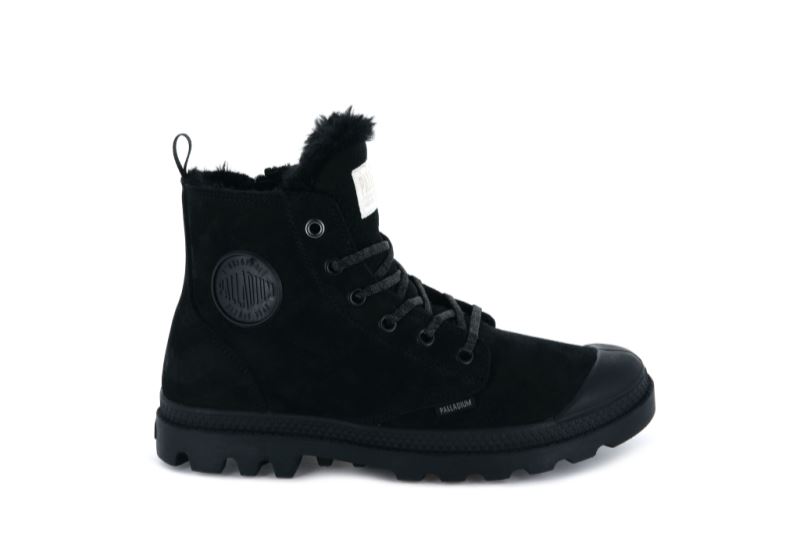 Palladium Pampa Hi Zip Wl Vinterstøvler Dame Sort Sort | DK-342307