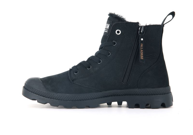 Palladium Pampa Hi Zip Wl Vinterstøvler Herre Sort | DK-625908