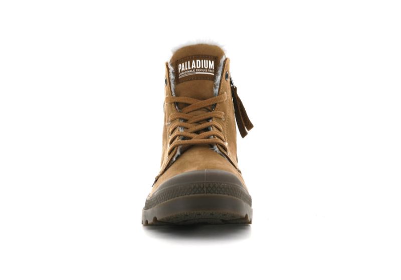 Palladium Pampa Hi Zip Wl Vinterstøvler Herre Brune | DK-671599