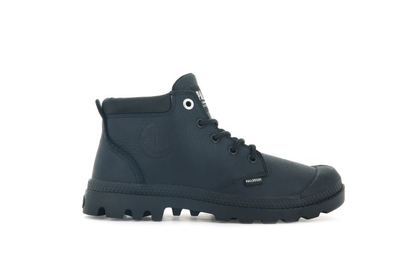 Palladium Pampa Low Cuff Sl Støvler Dame Sort Sort | DK-659525