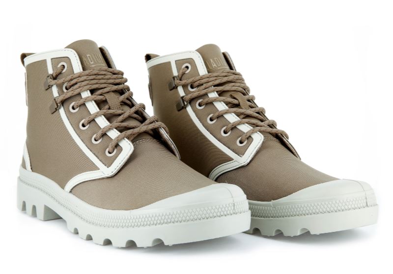 Palladium Pampa Rains Støvler Dame Grå Brune | DK-374878