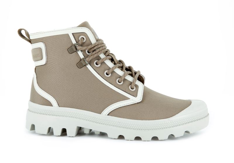 Palladium Pampa Rains Støvler Dame Grå Brune | DK-374878