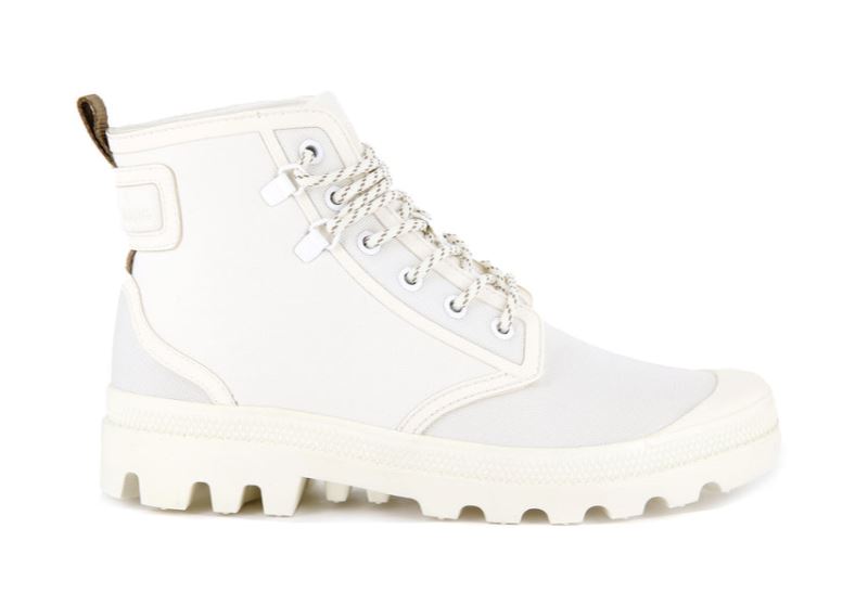 Palladium Pampa Rains Støvler Dame Hvide | DK-725668