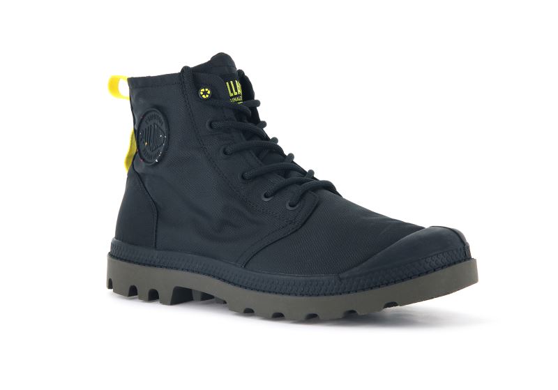 Palladium Pampa Recycle Vandtætte+ 2 Vandtætte Støvler Herre Sort | DK-939833