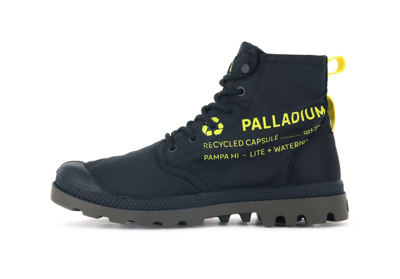 Palladium Pampa Recycle Vandtætte+ 2 Vandtætte Støvler Herre Sort | DK-939833