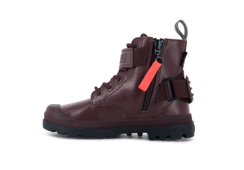 Palladium Pampa Rock Ranger Vinterstøvler Børn Chokolade | DK-392475