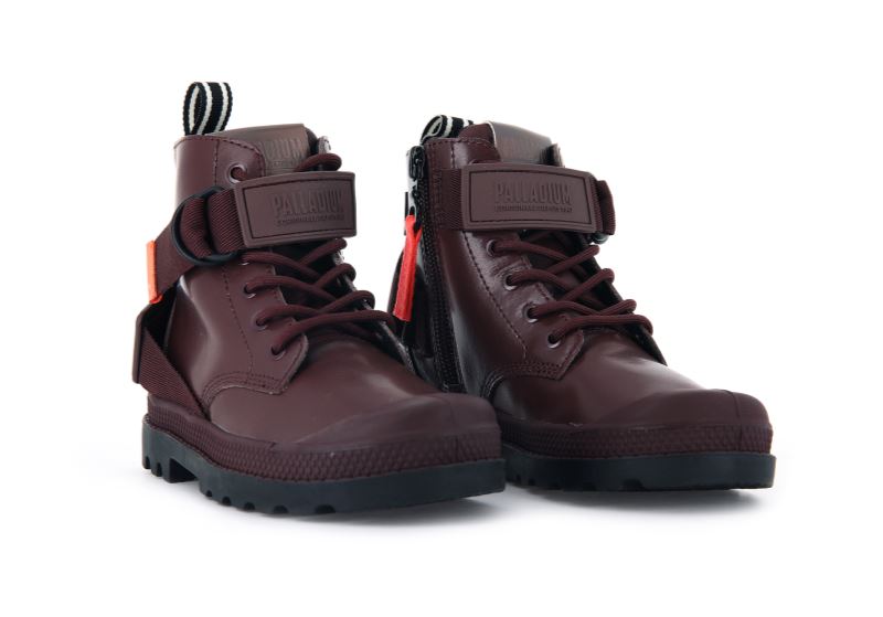 Palladium Pampa Rock Ranger Vinterstøvler Børn Chokolade | DK-392475