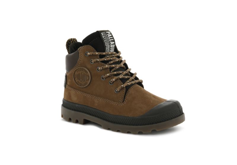 Palladium Pampa Sc Outsider Wp Vinterstøvler Børn Brune | DK-690475