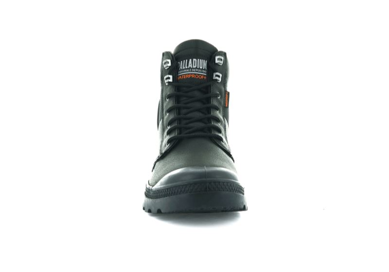 Palladium Pampa Shield Wp+ Lth Støvler Dame Sort Sort | DK-618552