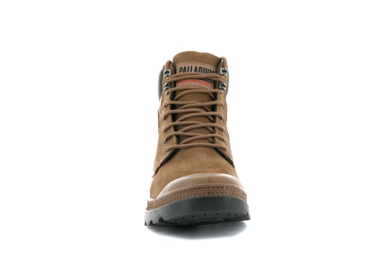 Palladium Pampa Shield Wp+ Lux Støvler Dame Brune | DK-241938