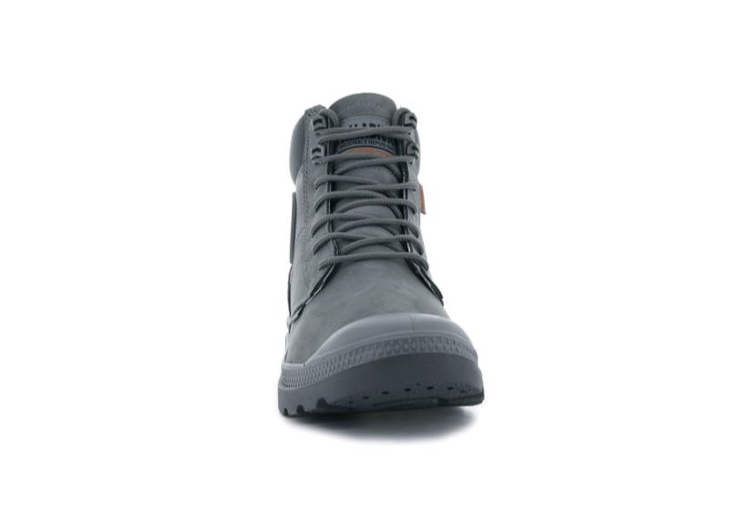 Palladium Pampa Shield Wp+ Lux Støvler Dame Mørkegrå | DK-348121