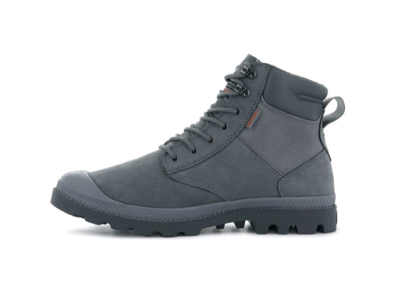 Palladium Pampa Shield Wp+ Lux Støvler Dame Mørkegrå | DK-348121