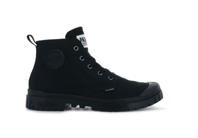 Palladium Pampa Sp20 Hi Canvas Støvler Dame Sort Sort | DK-636261